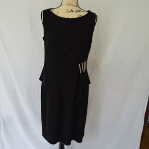 Joseph Ribkoff Black semi formal dress Size 14 EUC